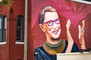 Ruth Bader Ginsburg Wall Mural